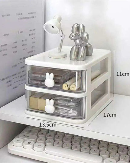 Sleek Clear Acrylic Desk Organizer for a Modern Workspace
