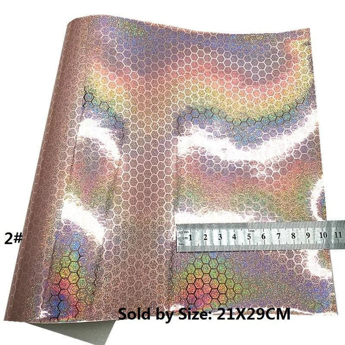 Glittery Pink Tiger & Serpent Faux Leather DIY Crafting Set