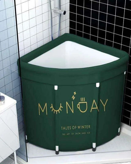 Portable Spa Bath: Compact Folding Adult Bathtub with Sauna Insulation for Relaxation