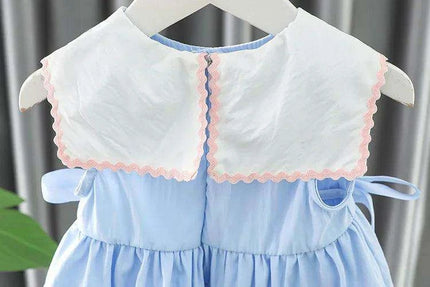 Charming Summer 2024 Cotton Princess Dress - Delightful Toddler Birthday Outfit