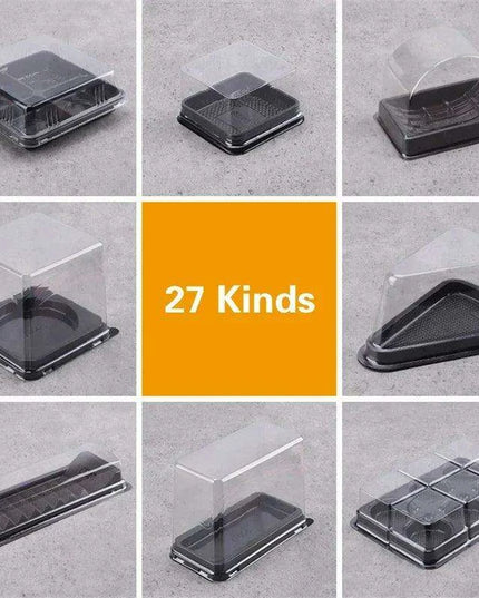 Elegant Transparent Baking Box Set - Enhance Your Culinary Creations with Style