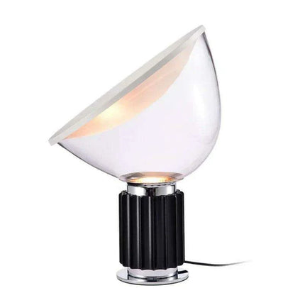 LED Radar Table Lamp - Elegant Glass Light for Living Room, Bedroom, and Office Spaces