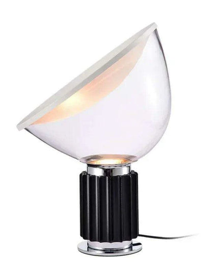 LED Radar Table Lamp - Elegant Glass Light for Living Room, Bedroom, and Office Spaces