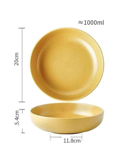 Elegant 8-Inch Porcelain Dinner Plate for Gourmet Steak, Soup, and Salad - Dishwasher and Microwave Safe for Upscale Dining