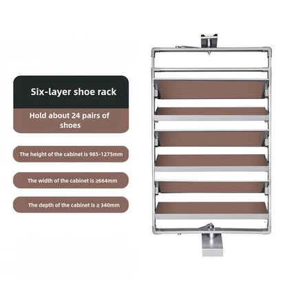 360° Rotating Shoe Rack — 4, 5 & 6 Tier | Très Elite