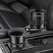 Adjustable Dual Cup Holder & Organizer | Enhanced Stability, Rotating Function