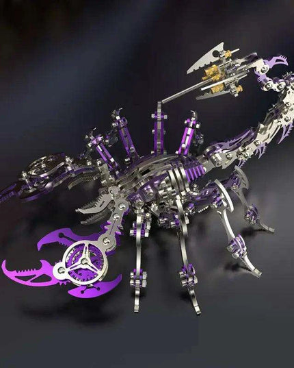 Dynamic 3D Scorpion King Metal Art Kit - Creative DIY Home Accent