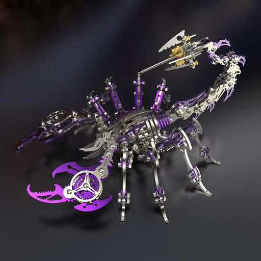 Dynamic 3D Scorpion King Metal Art Kit - Creative DIY Home Accent