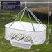 Collapsible Mesh Drying Net for Garments, Produce, and Beyond