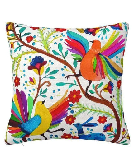 Exquisite Velvet Cushion Covers Featuring Mexican Butterfly and Floral Embroidery for Stylish Home Decor