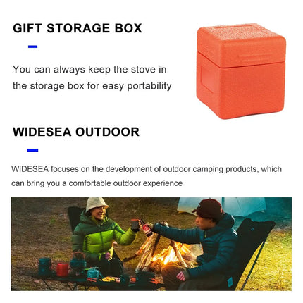 Widesea 6800W Portable Camping Gas Stove – High-Power, Lightweight Des