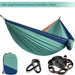 Hammock with Tree Straps | Parachute Nylon | Carabiners | Camping