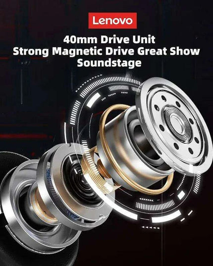 Lenovo Advanced Wireless Gaming Headset with Premium Noise-Cancellation Features