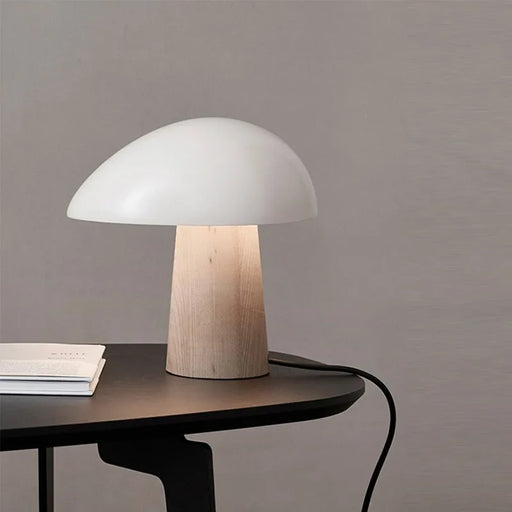 Mushroom LED Table Lamp with Modern Metal Design - Perfect for Bedroom, Living Room - 1 Year Warranty
