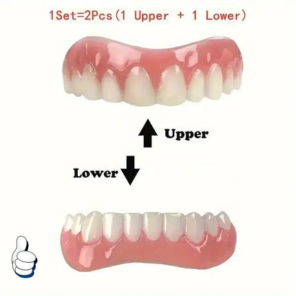 Denture Silicone Kit Silicone Liners Soft Kit Soft Denture Kit Teeth Upper And Lower Set Easy Use Dental care denture-silicone-kit-silicone-liners-soft-kit-soft-denture-kit-teeth-upper-and-lower-set-easy-use-dental-care