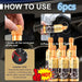 6-Pack 360ML Catalytic Converter Cleaners for Enhanced Engine Efficiency and Performance
