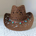 Rose Red Cowboy Straw Hat - Adjustable Wide Brim Sun Hat for All Seasons