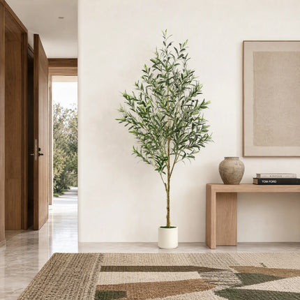 Artificial Olive Tree with Adjustable Branches — 5, 6 or 7 ft