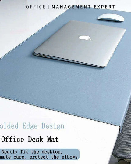Ergonomic Leather Mousepad with Elbow and Wrist Support for Enhanced Desk Comfort
