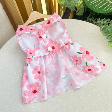 Bow Lace Princess Dress for Dogs & Kittens
