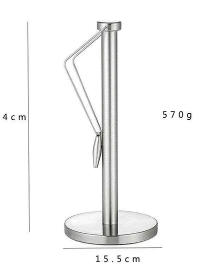 Elegant Stainless Steel Paper Roll Dispenser for Kitchen and Bathroom