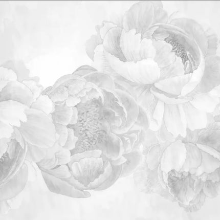 3D Abstract Feather & Flower Mural Wallpaper — Custom Size
