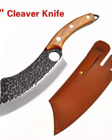 Serbian Artisan Steel Chef Knife Set with Comfortable Wooden Handles - Unmatched Quality Blades