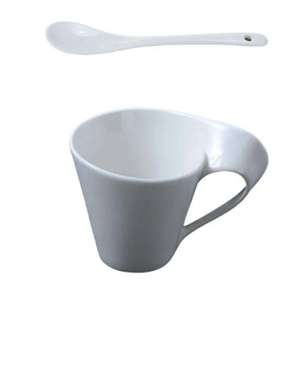Chic European Espresso Mug Collection with Spoon and Holder for Home & Kitchen