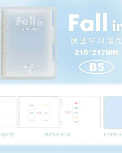 Customizable Ombre A5 & B5 Notebook Set for Stylish Office & School Essentials