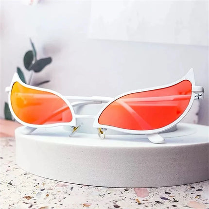 Orange Anime-Inspired Cosplay Sunglasses