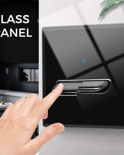 Elegant LED Crystal Glass Light Switch Panel - Versatile Multi-Gang Control System