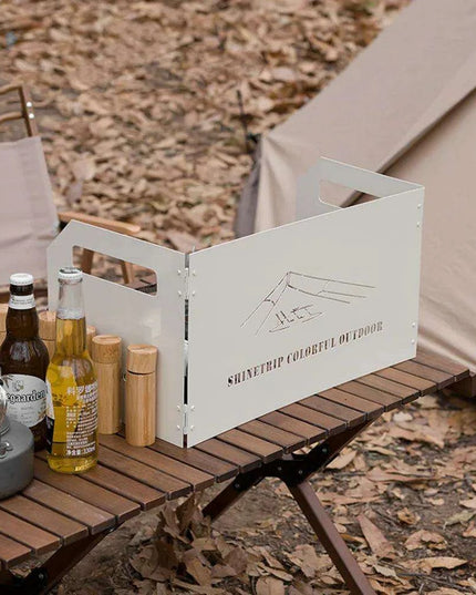 Compact Wind Shield for Portable Gas Stoves - Essential for Outdoor Cooking