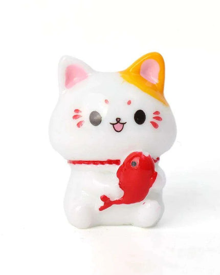 Lucky Cat Dashboard Charms - Maneki Neko Car Accessories for Good Fortune