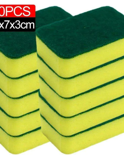 Super-Absorbent Versatile Cleaning Sponges - Effective Dish Brushes for Stubborn Stains and Pot Scrubbing (Multiple Pack Sizes Available)