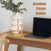Bamboo Storage Stand for Kitchen and Bathroom - Eco-Friendly Organizer for Paper and Cling Film