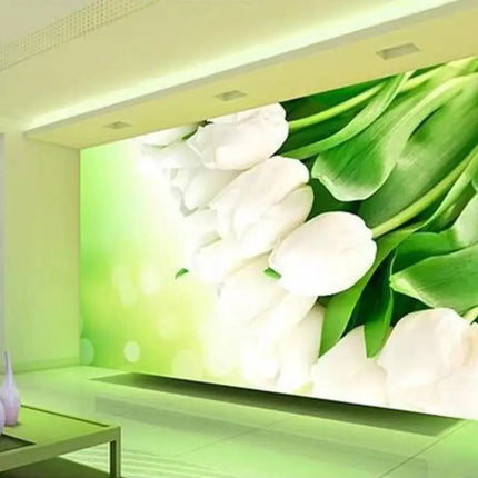 Très Elite Retro 3D Flower Oil Painting Wall Art Mural for Living Room