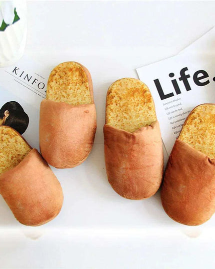Burger Delight Cozy Slippers - Whimsical Loungewear for Autumn/Winter