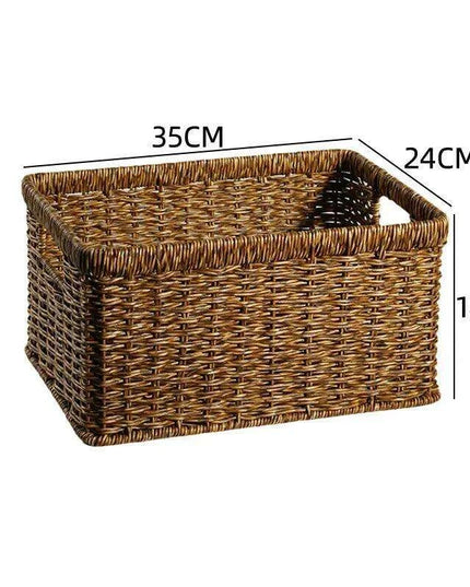 Nordic-Inspired Multi-Purpose Plastic Storage Basket for Home Organization