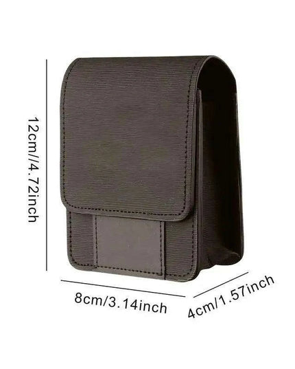 Luxury Waterproof Golf Rangefinder Leather Bag with Magnetic Closure