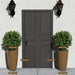 Set of 2 Modern Tall Outdoor Planters 21 inch Height - Durable Design