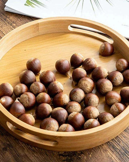 Eco-Friendly Wooden Tray Set for Tea Ceremonies - Versatile Serving Solution with Coasters