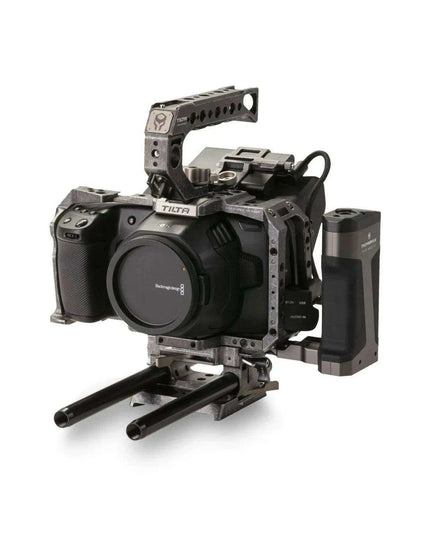 TILTA Gray Camera Cage Kit with Follow Focus for BMPCC 4K 6K - Cinema Essentials