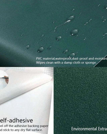 Versatile Green Waterproof Chalkboard Sticker Roll - Easy to Apply and Erase