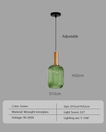 Scandinavian-Inspired Minimalist Glass LED Pendant Lights - Elegant Japanese Design for Home Interiors