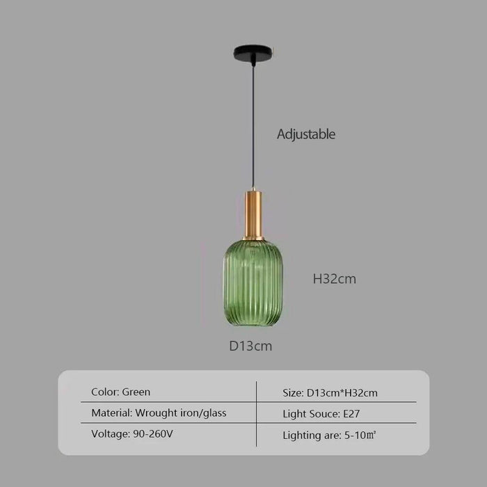 Scandinavian-Inspired Minimalist Glass LED Pendant Lights - Elegant Japanese Design for Home Interiors