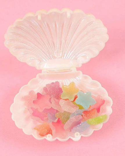 Chic 5-Piece Metallic Shell Candy Box Collection for Elegant Gift Giving and Event Decor