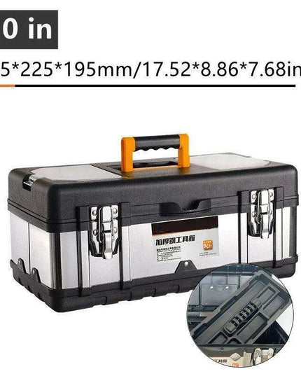 Heavy-Duty Stainless Steel Tool Storage Box for Professionals