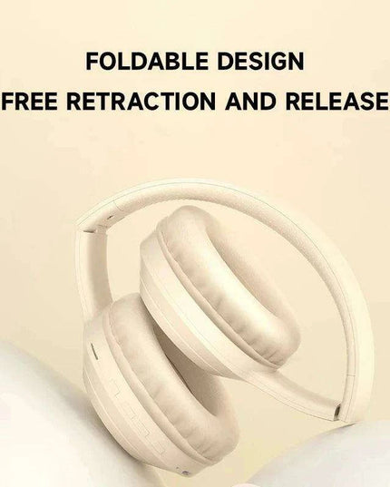 Foldable Noise-Canceling Wireless Headphones with Immersive Sound and Long Battery Life