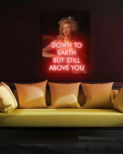 Radiant Lady Neon Sign: Customizable UV Light Room Decor