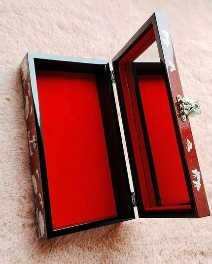 Exquisite Abalone Shell Jewelry Organizer - Handcrafted Mother of Pearl Keepsake Box for Timeless Treasures - Ideal for Gifting